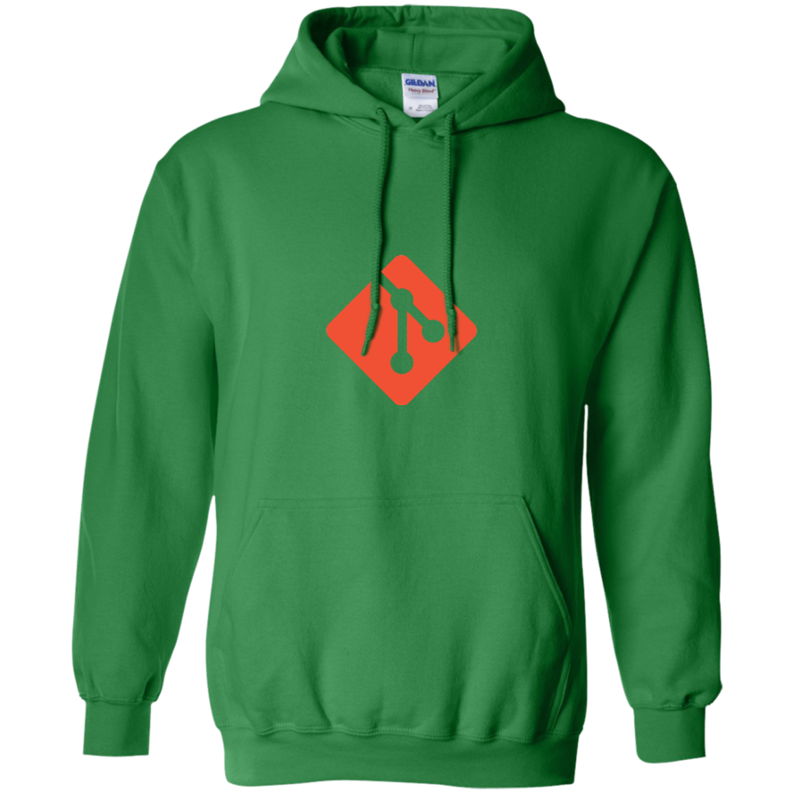 Git Programming Authentic Casual Light-Fit Hoodie - Bitcoin & Bunk
