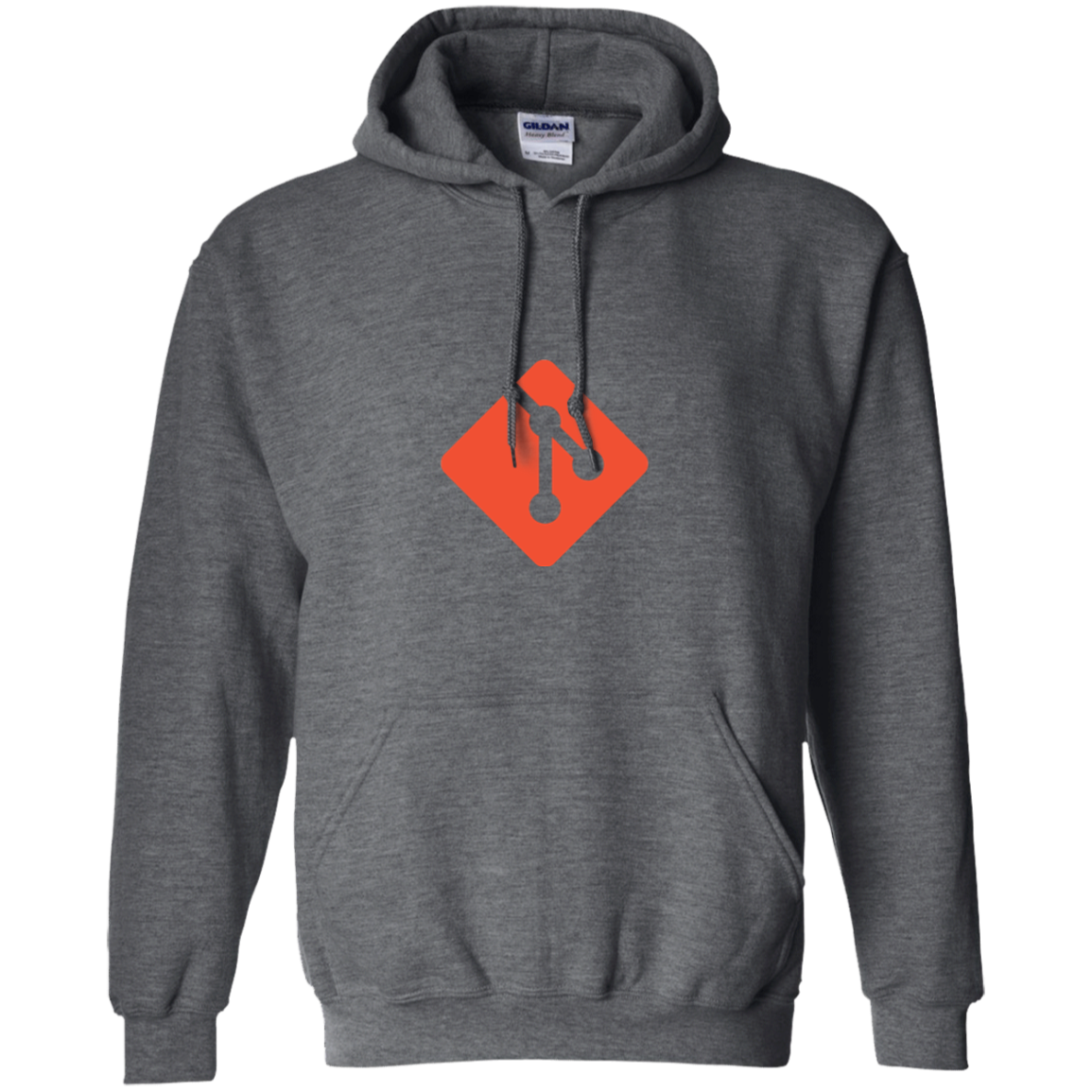 Git Programming Authentic Casual Light-Fit Hoodie - Bitcoin & Bunk