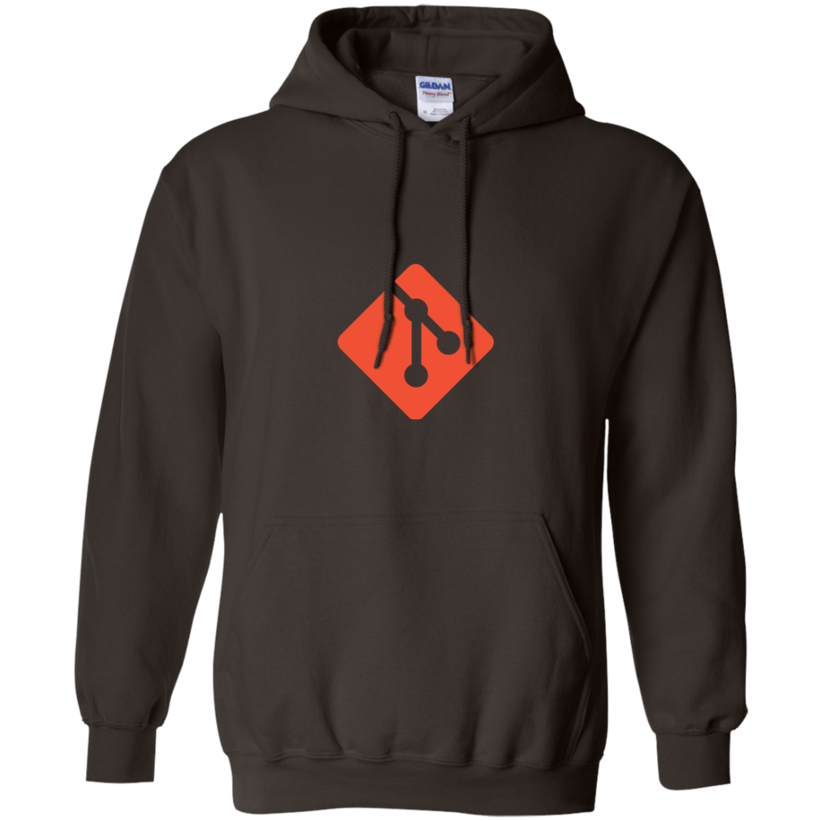 Git Programming Authentic Casual Light-Fit Hoodie - Bitcoin & Bunk