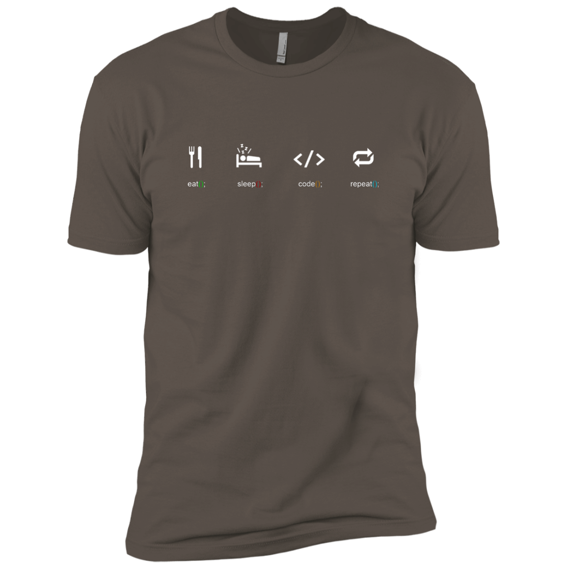 Eat Sleep Code Repeat Premium T-Shirt - Bitcoin & Bunk