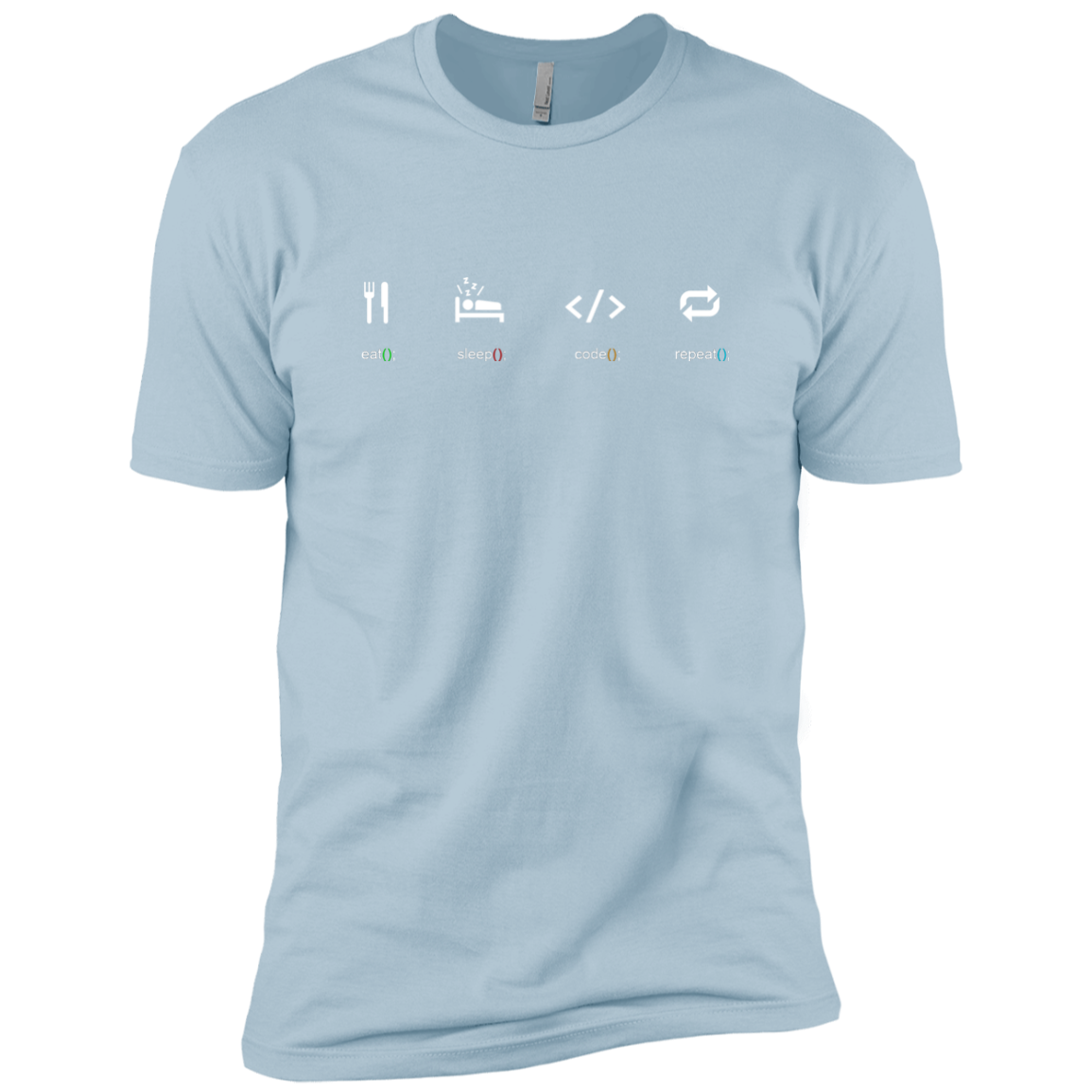 Eat Sleep Code Repeat Premium T-Shirt - Bitcoin & Bunk
