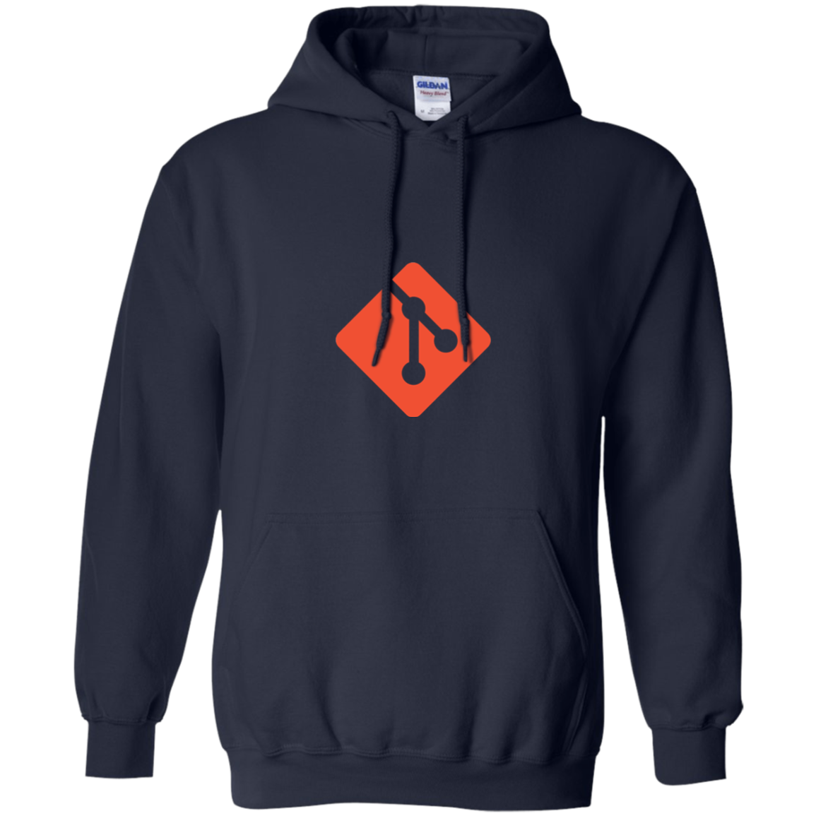 Git Programming Authentic Casual Light-Fit Hoodie - Bitcoin & Bunk