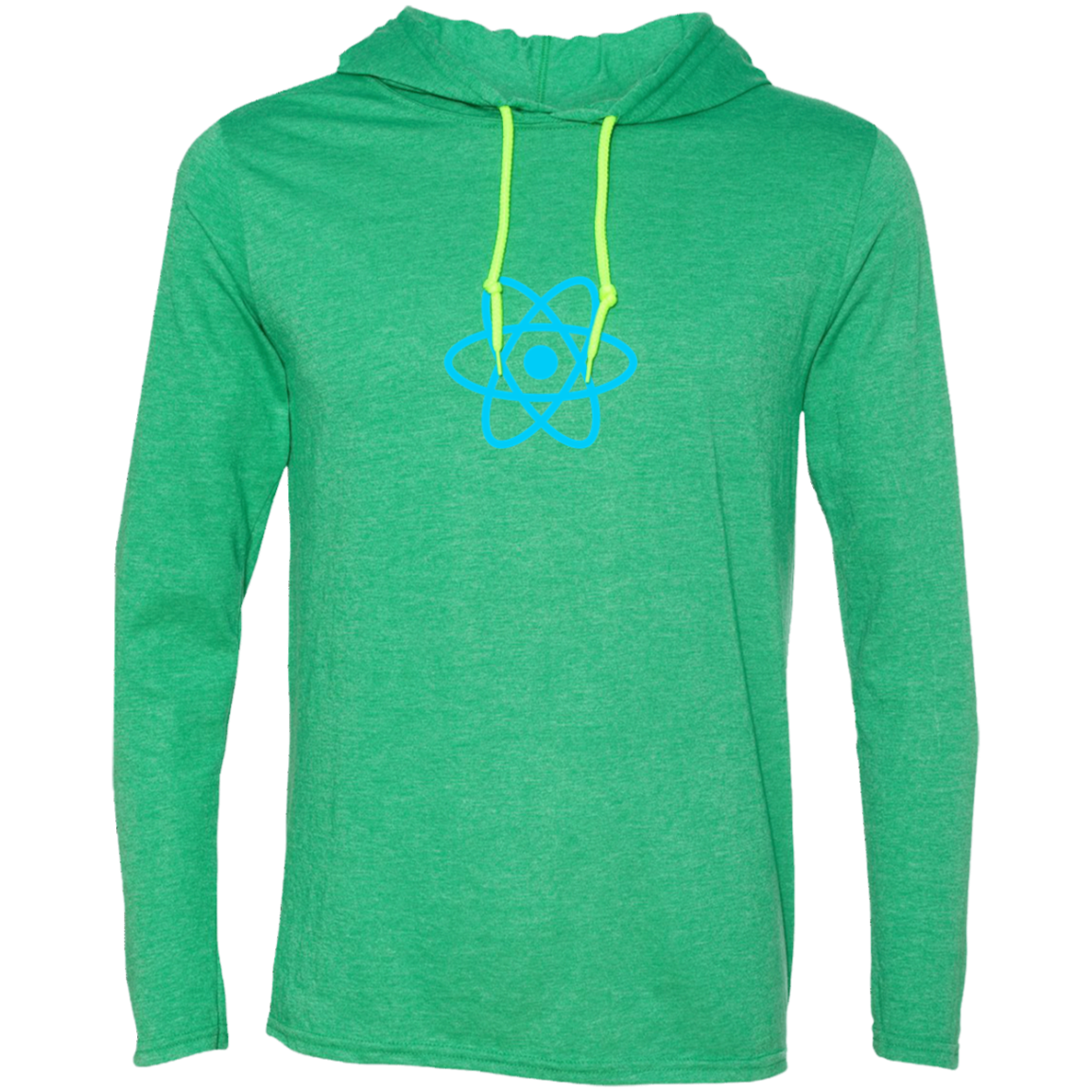 React Programming Authentic Premium Hooded Long Sleeve Shirt - Bitcoin & Bunk
