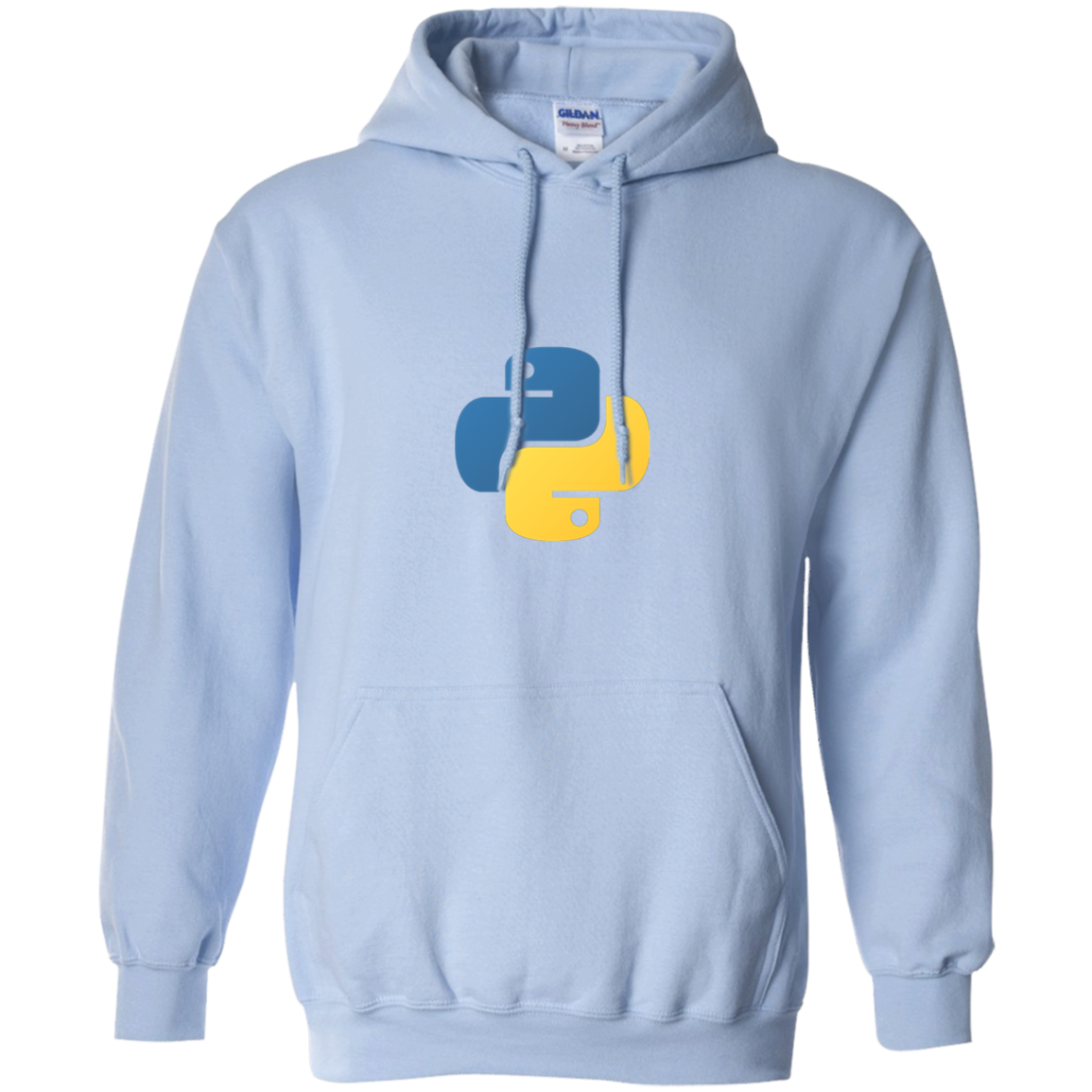 Python Programming Authentic Casual Light-Fit Hoodie - Bitcoin & Bunk
