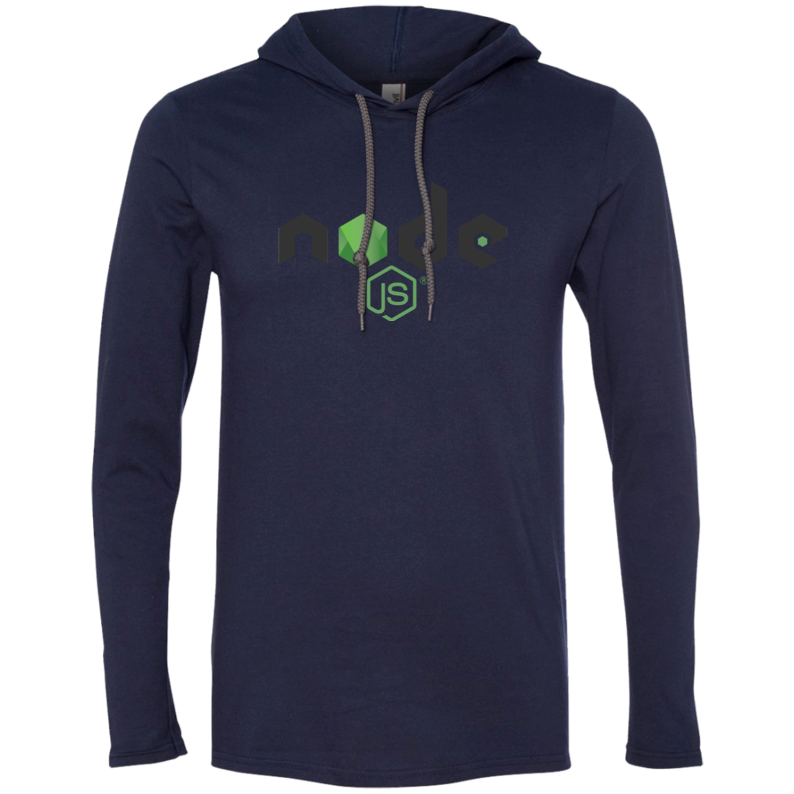 Node Programming Authentic Premium Hooded Long Sleeve Shirt - Bitcoin & Bunk