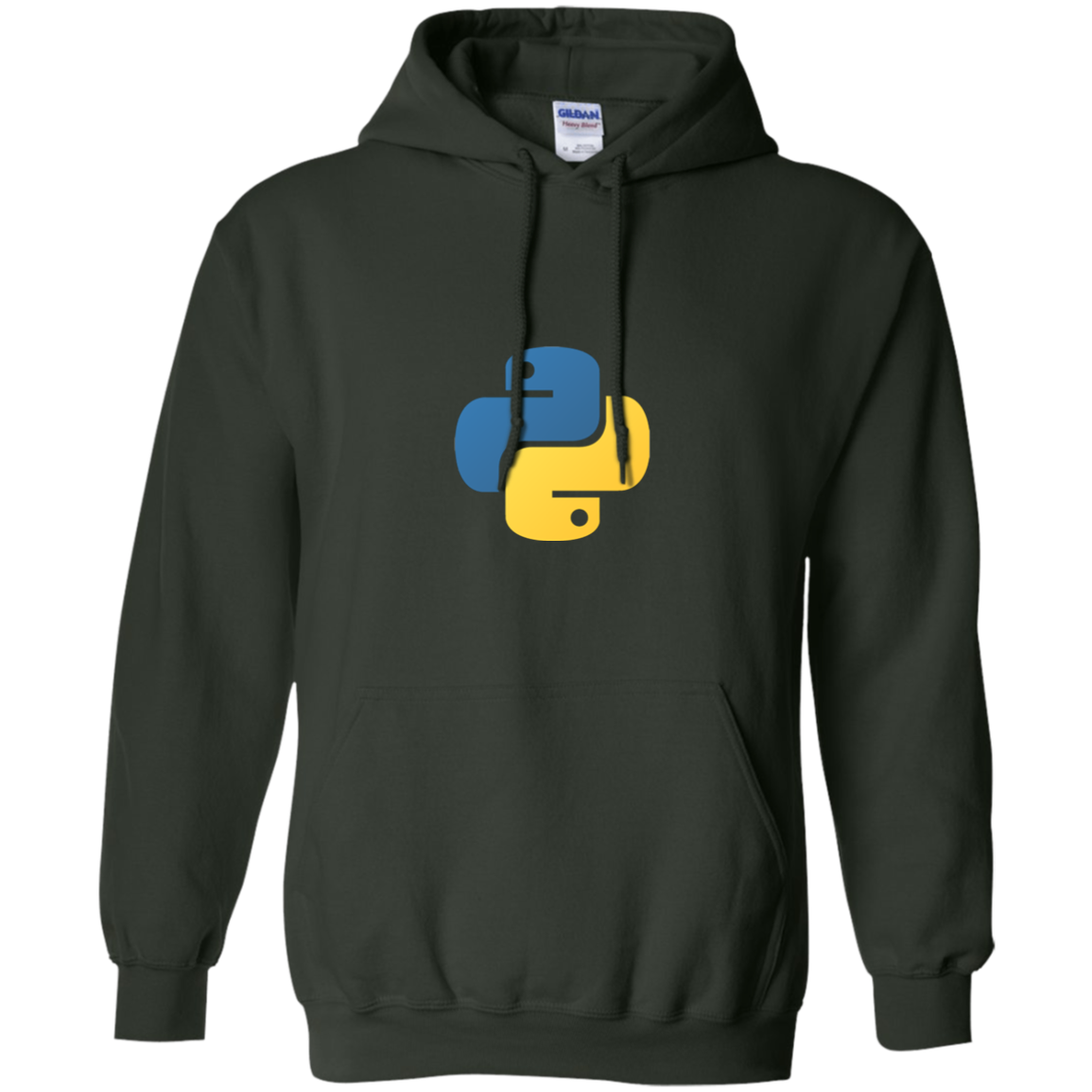 Python Programming Authentic Casual Light-Fit Hoodie - Bitcoin & Bunk