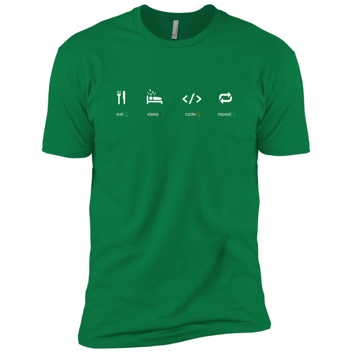 Eat Sleep Code Repeat Premium T-Shirt - Bitcoin & Bunk
