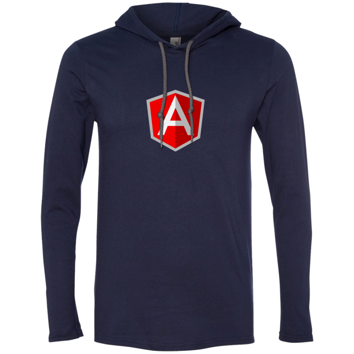 AngularJS Programming Authentic Premium Hooded Long Sleeve Shirt - Bitcoin & Bunk
