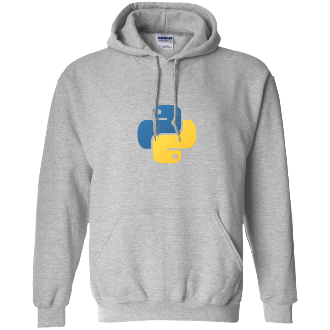Python Programming Authentic Casual Light-Fit Hoodie - Bitcoin & Bunk