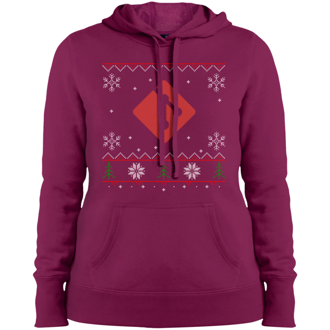Git Programming Women's Ugly Sweater Christmas Holiday Warm-Sport Hoodie - Bitcoin & Bunk