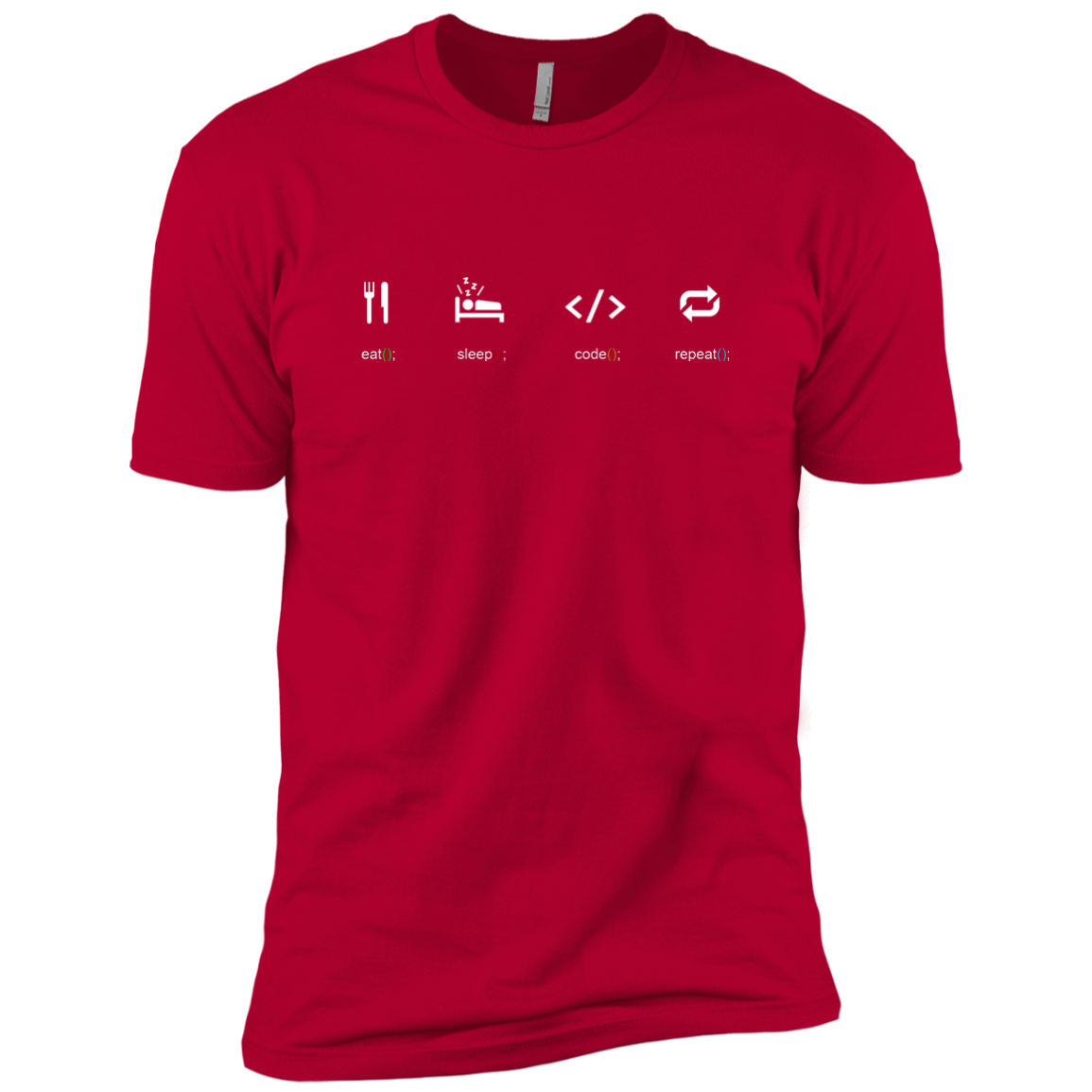 Eat Sleep Code Repeat Premium T-Shirt - Bitcoin & Bunk
