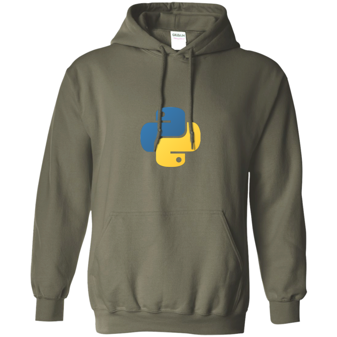 Python Programming Authentic Casual Light-Fit Hoodie - Bitcoin & Bunk