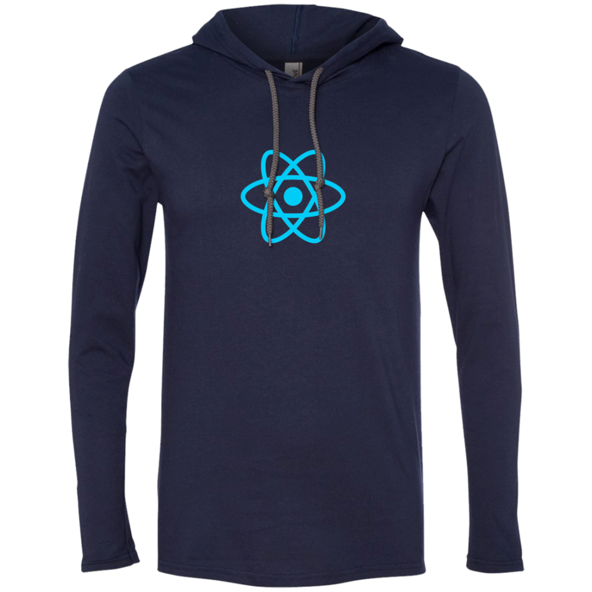 React Programming Authentic Premium Hooded Long Sleeve Shirt - Bitcoin & Bunk
