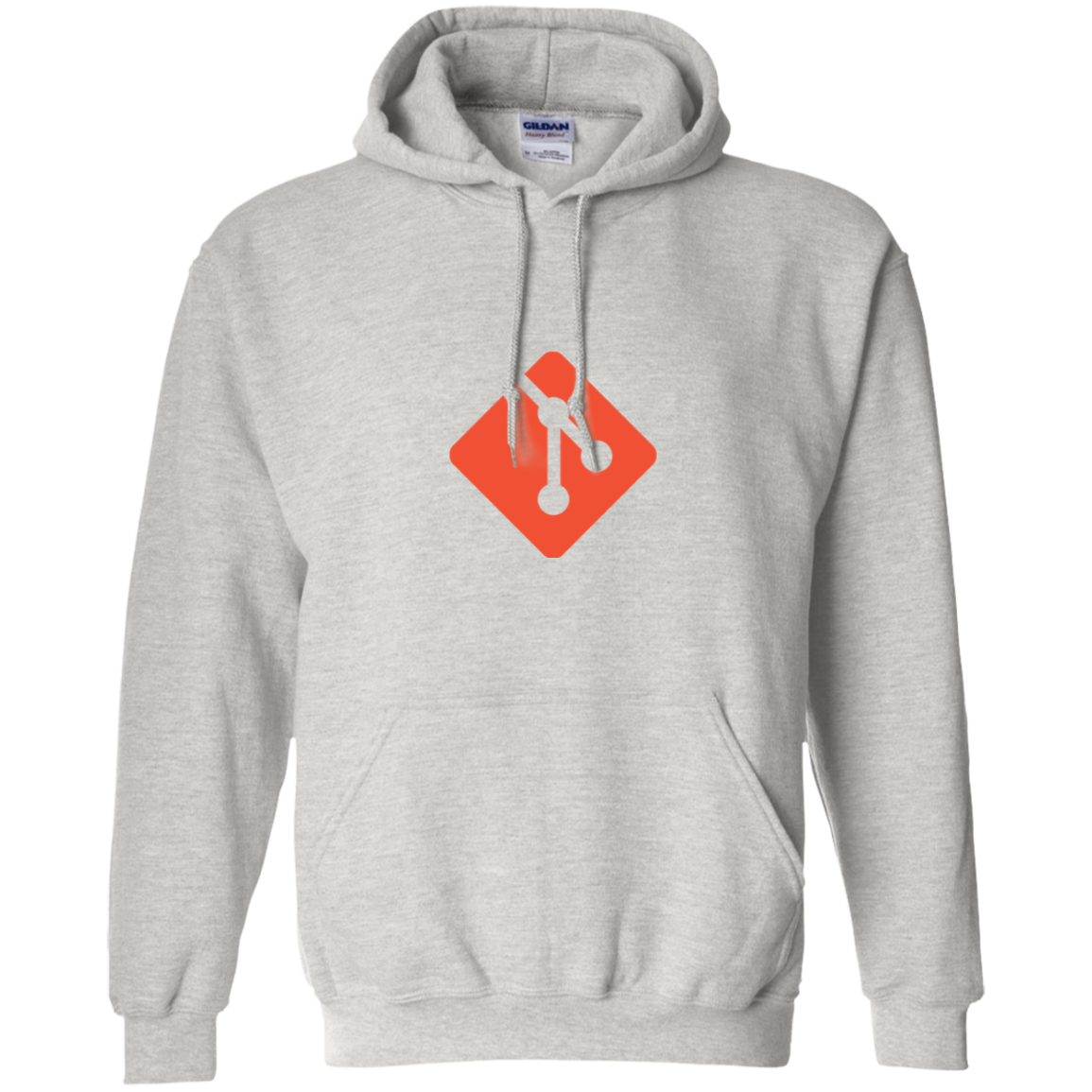 Git Programming Authentic Casual Light-Fit Hoodie - Bitcoin & Bunk