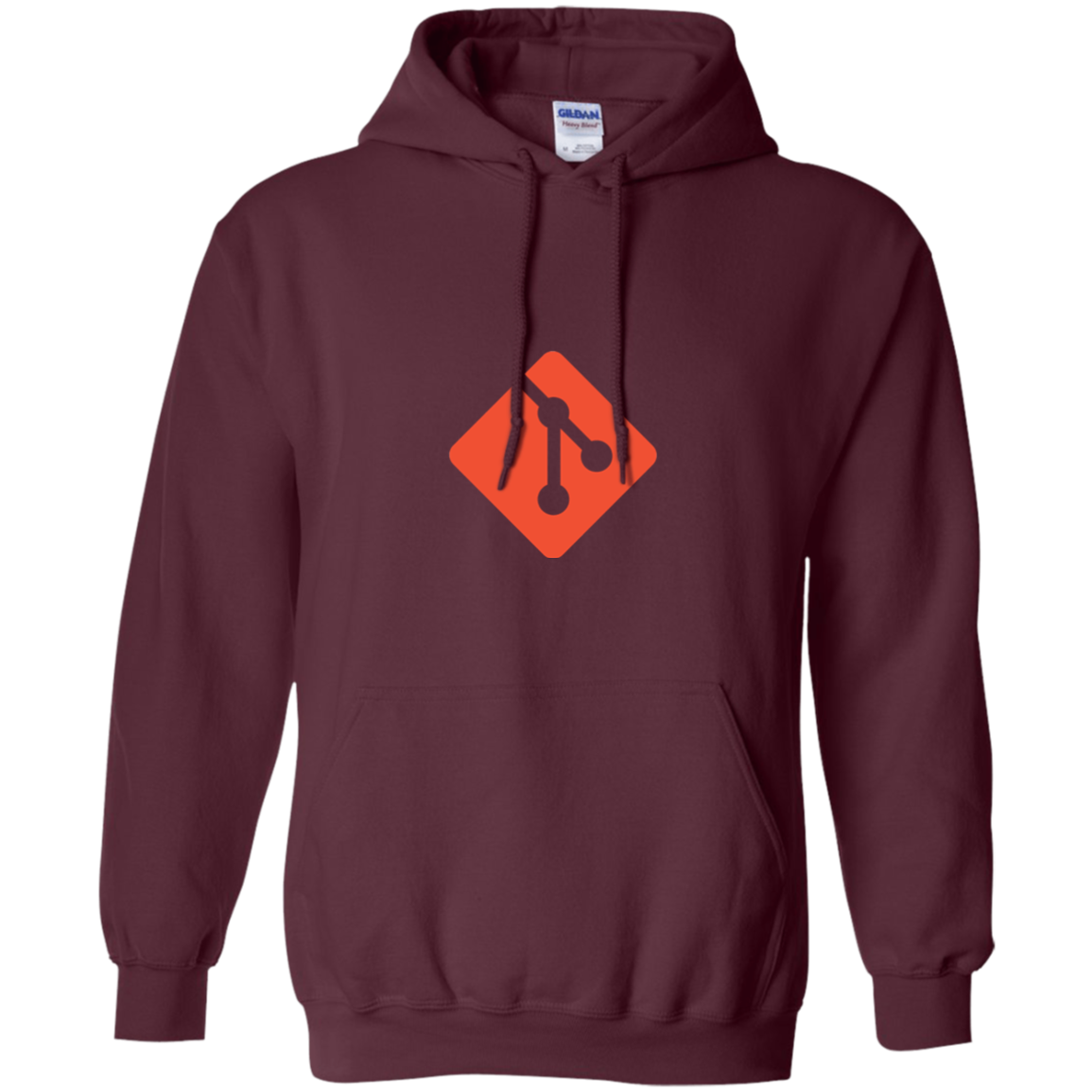 Git Programming Authentic Casual Light-Fit Hoodie - Bitcoin & Bunk