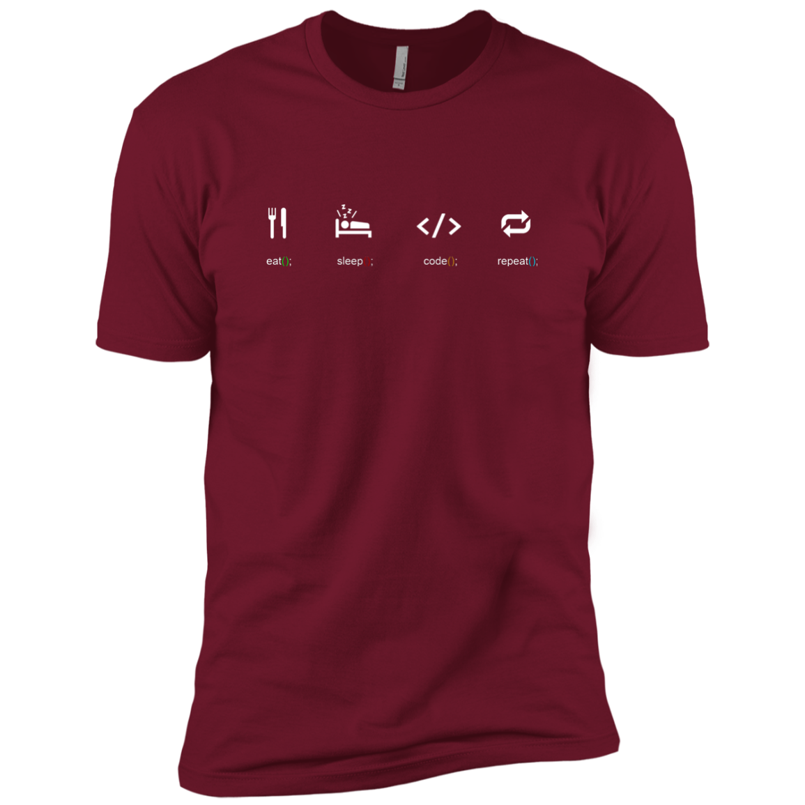 Eat Sleep Code Repeat Premium T-Shirt - Bitcoin & Bunk