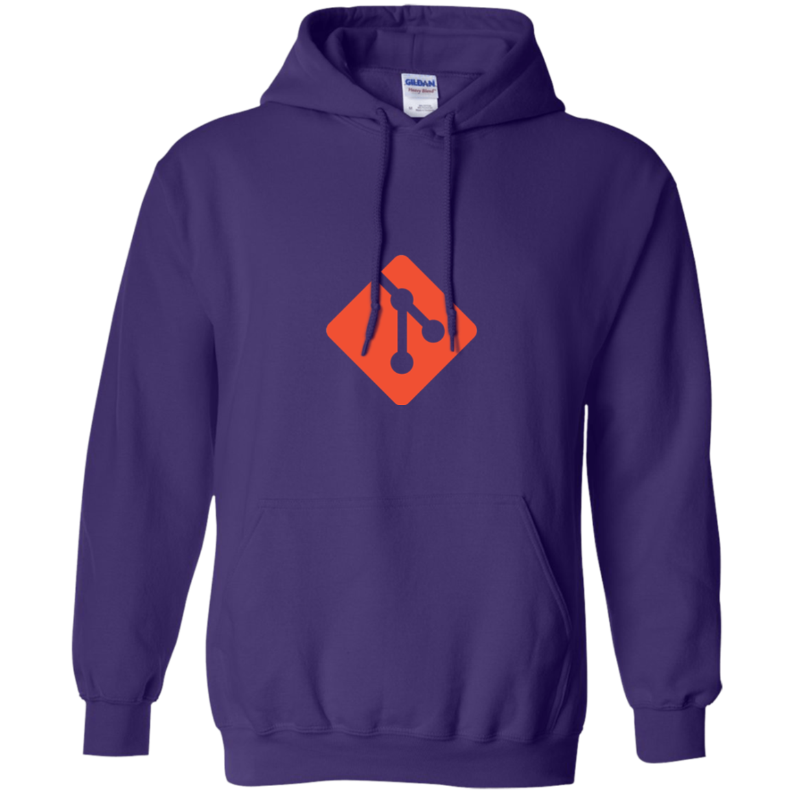 Git Programming Authentic Casual Light-Fit Hoodie - Bitcoin & Bunk