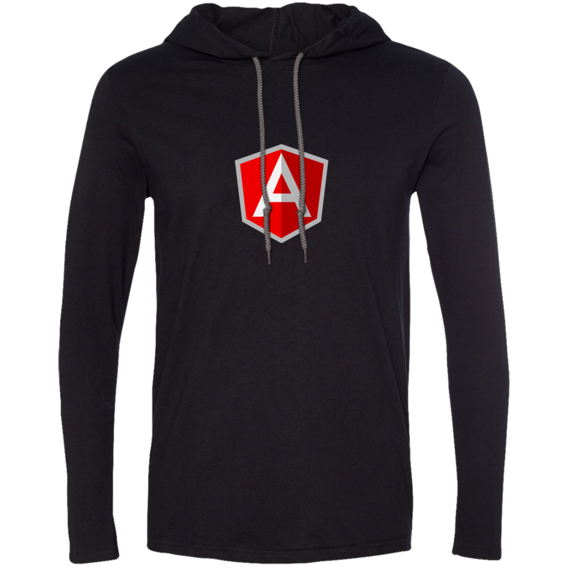 AngularJS Programming Authentic Premium Hooded Long Sleeve Shirt - Bitcoin & Bunk
