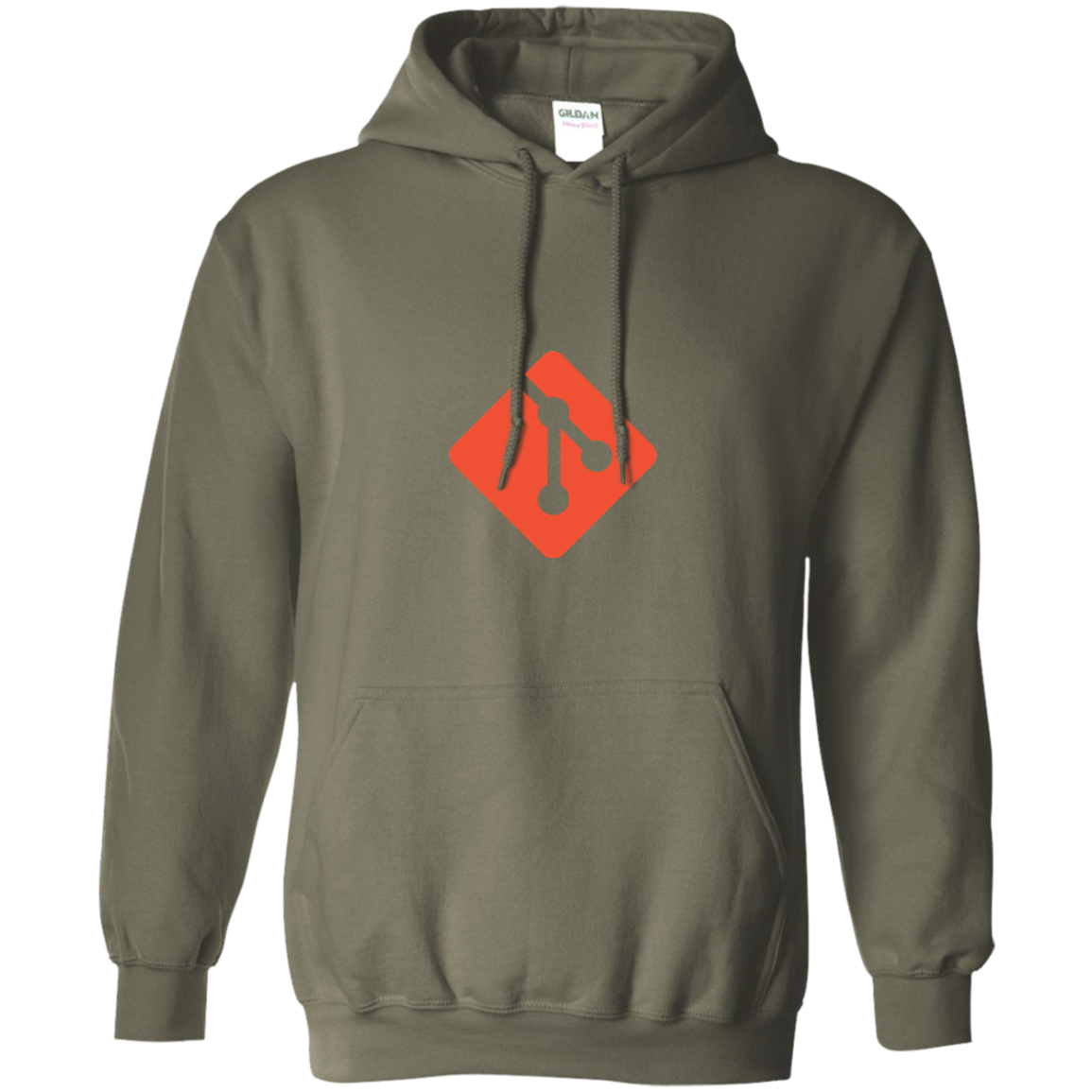 Git Programming Authentic Casual Light-Fit Hoodie - Bitcoin & Bunk