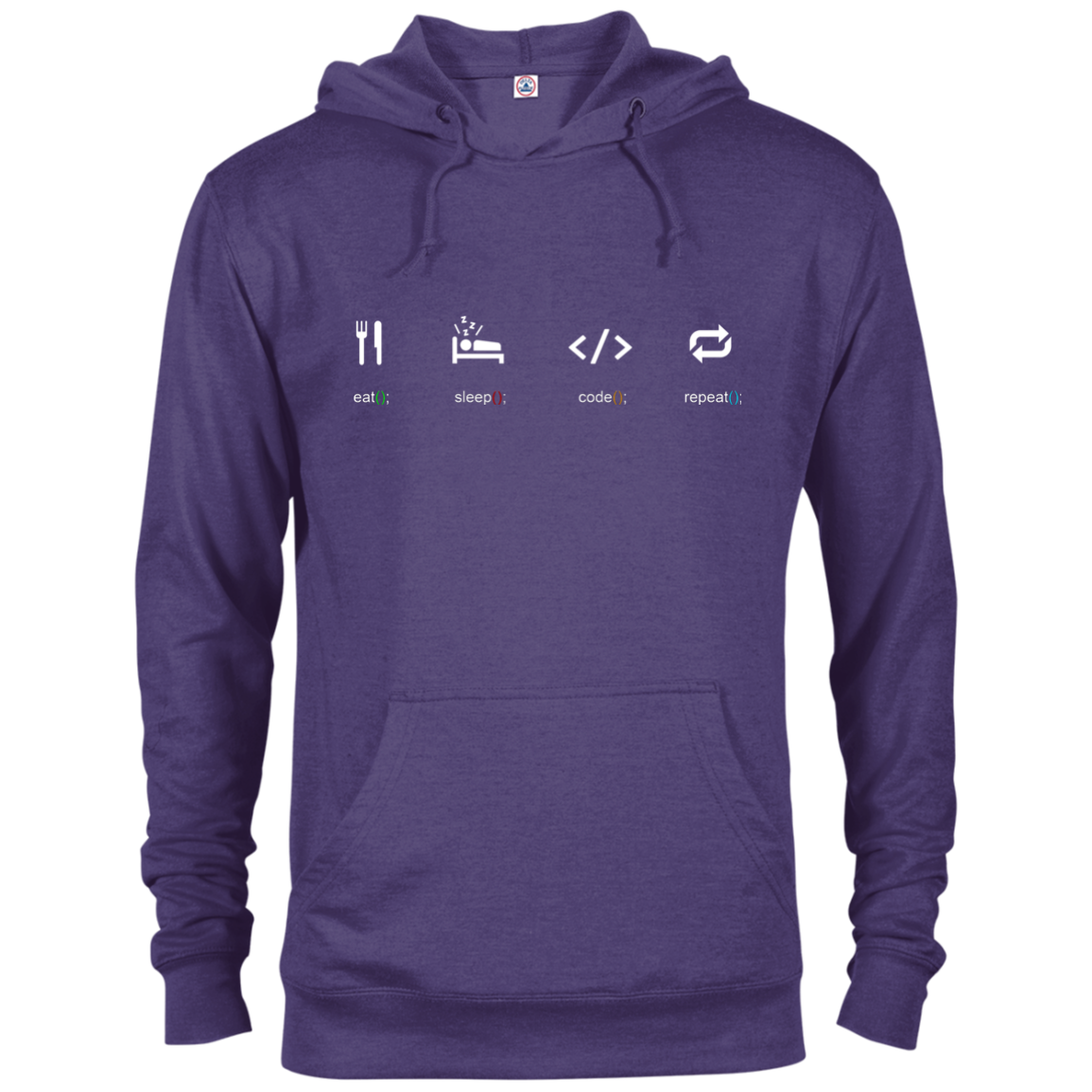 Eat Sleep Code Repeat Warm-Sport Hoodie - Bitcoin & Bunk