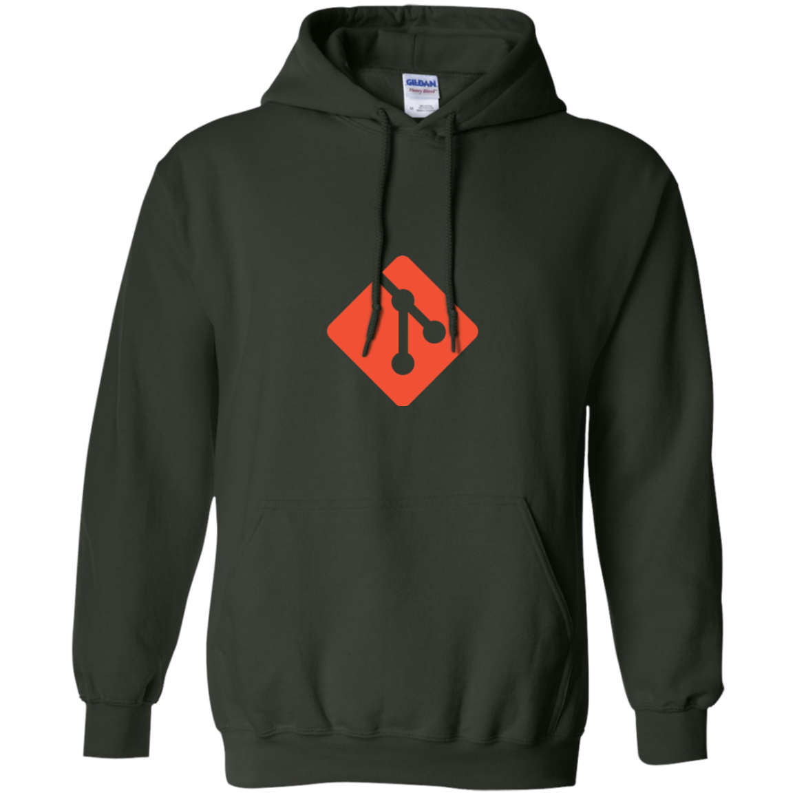 Git Programming Authentic Casual Light-Fit Hoodie - Bitcoin & Bunk