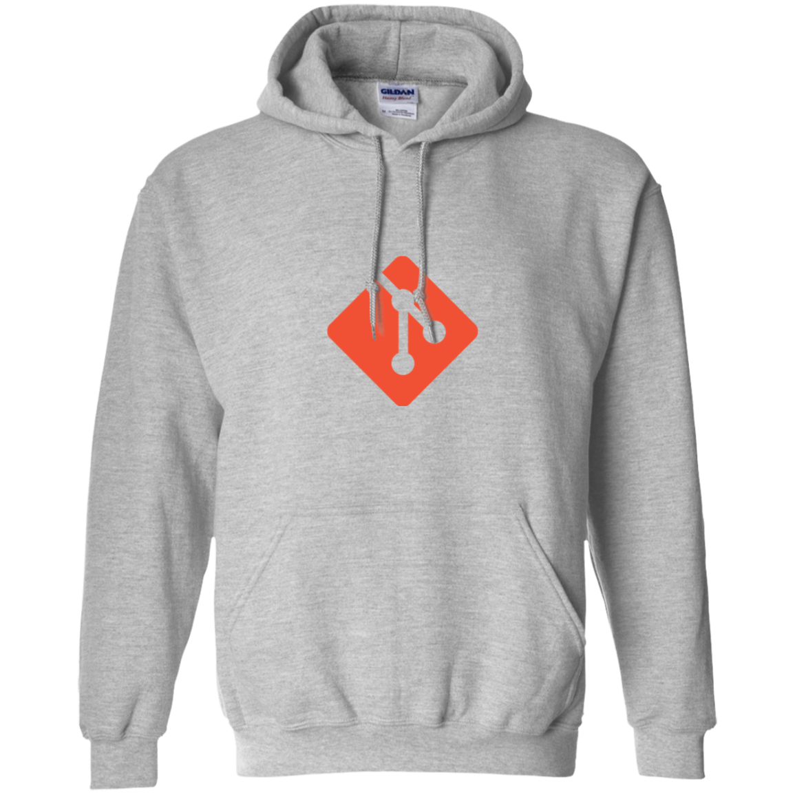 Git Programming Authentic Casual Light-Fit Hoodie - Bitcoin & Bunk