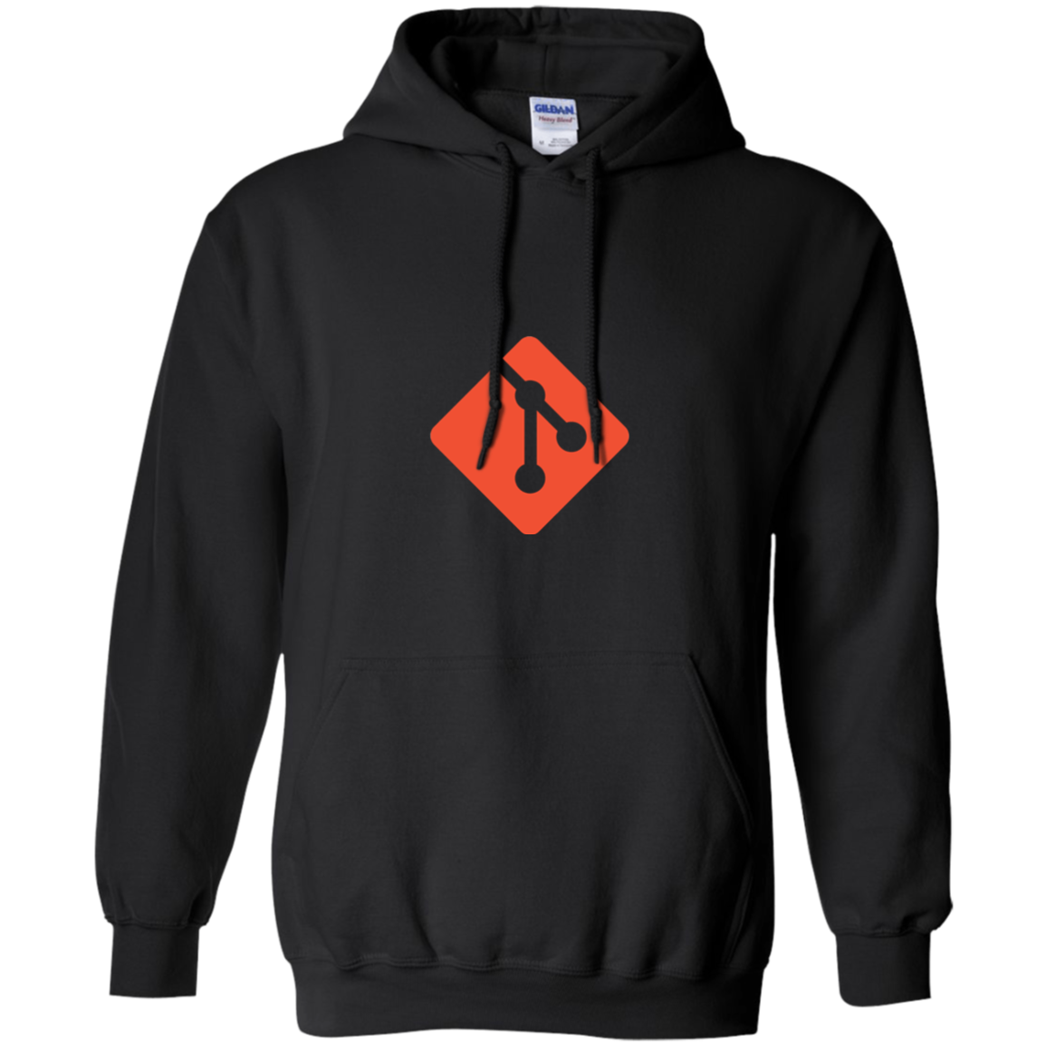 Git Programming Authentic Casual Light-Fit Hoodie - Bitcoin & Bunk