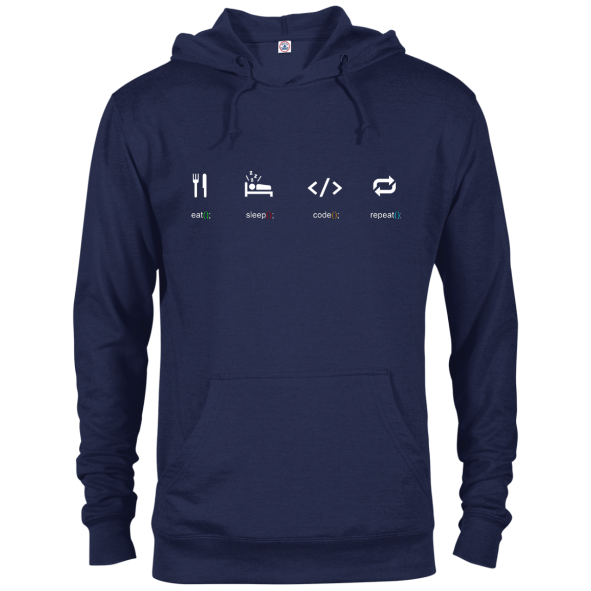 Eat Sleep Code Repeat Warm-Sport Hoodie - Bitcoin & Bunk