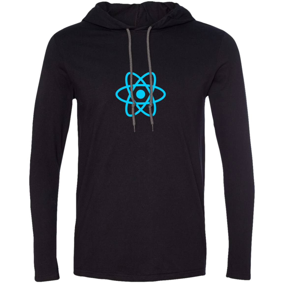 React Programming Authentic Premium Hooded Long Sleeve Shirt - Bitcoin & Bunk