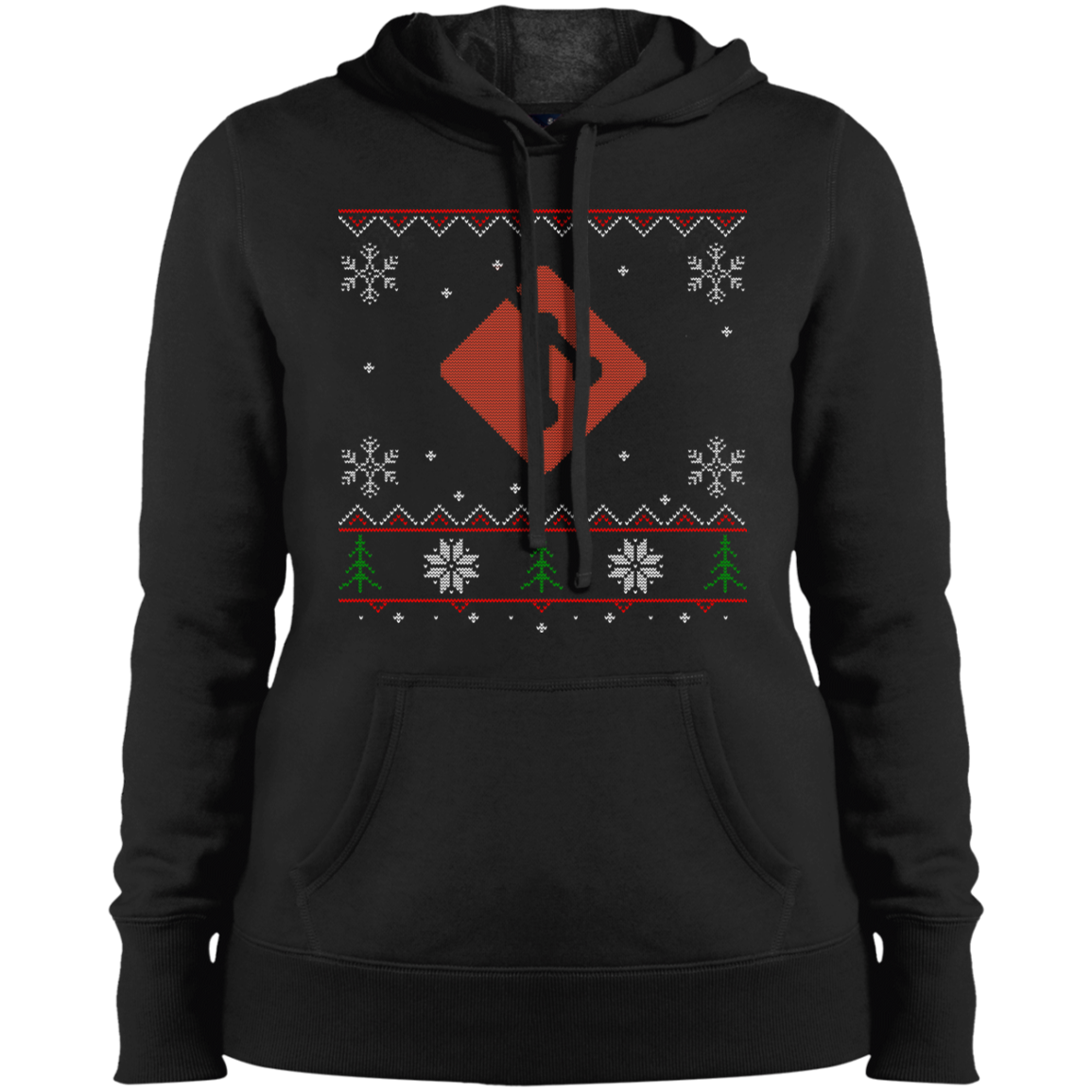 Git Programming Women's Ugly Sweater Christmas Holiday Warm-Sport Hoodie - Bitcoin & Bunk
