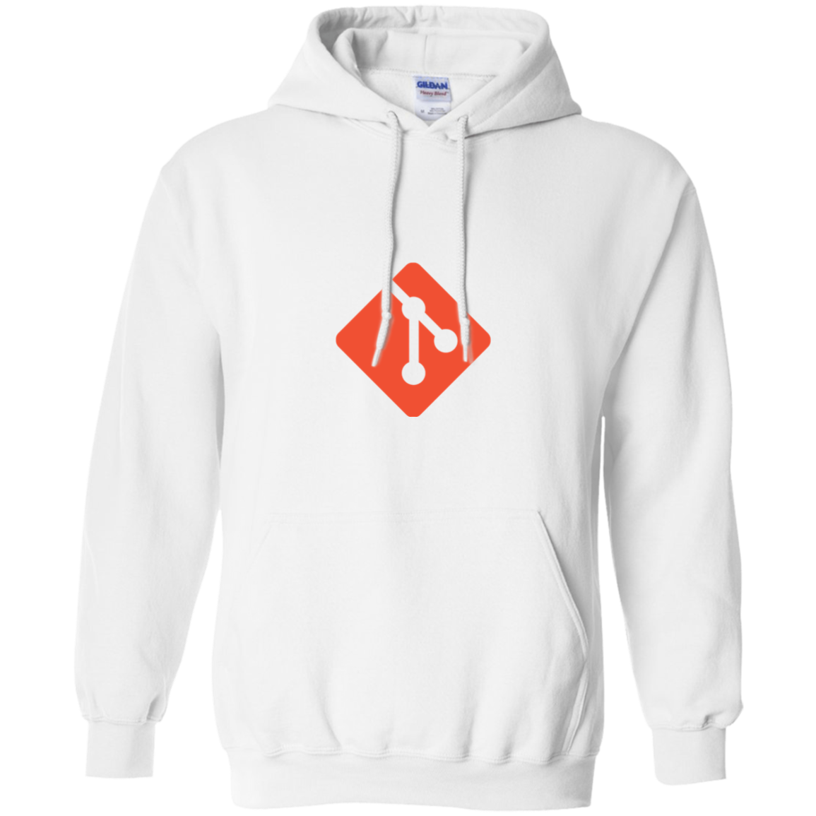 Git Programming Authentic Casual Light-Fit Hoodie - Bitcoin & Bunk