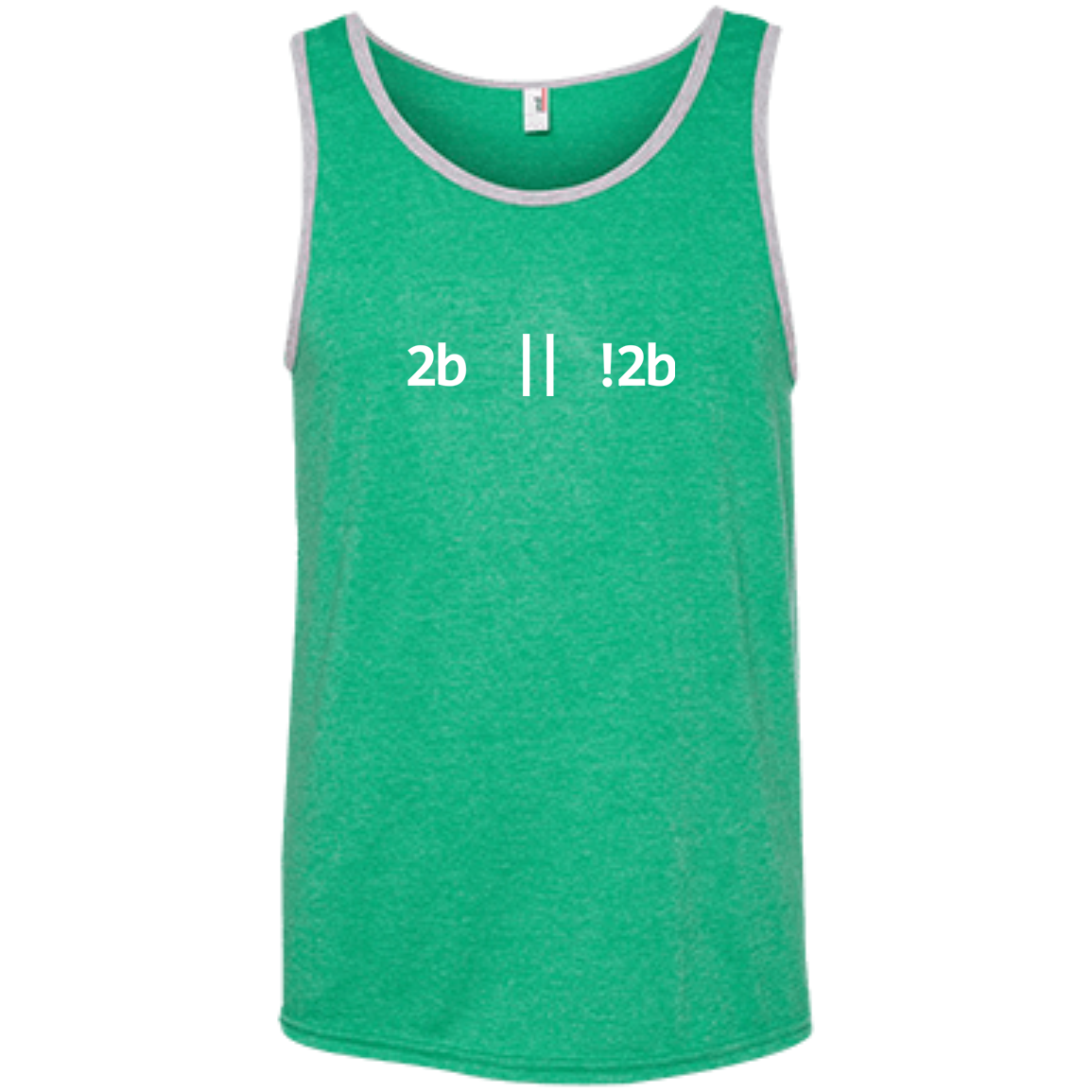 2b Or Not 2b Pure Cotton Performance Tank-Top - Bitcoin & Bunk