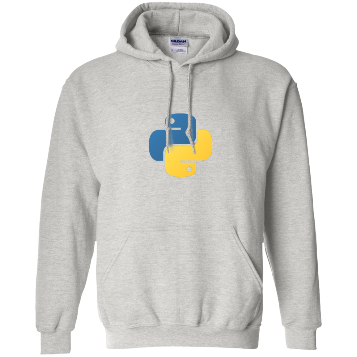 Python Programming Authentic Casual Light-Fit Hoodie - Bitcoin & Bunk