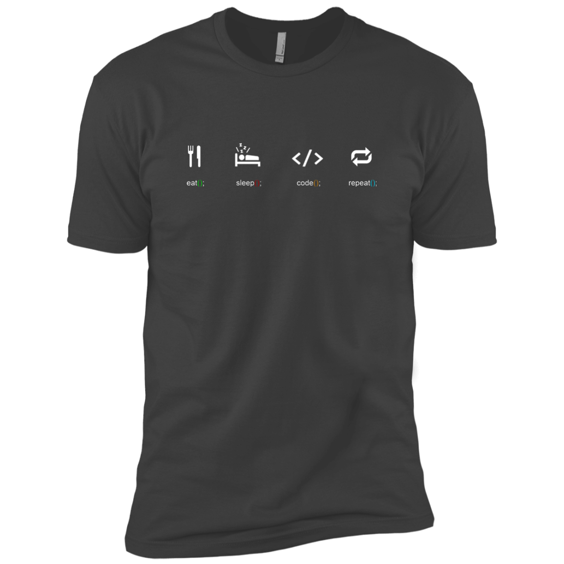 Eat Sleep Code Repeat Premium T-Shirt - Bitcoin & Bunk