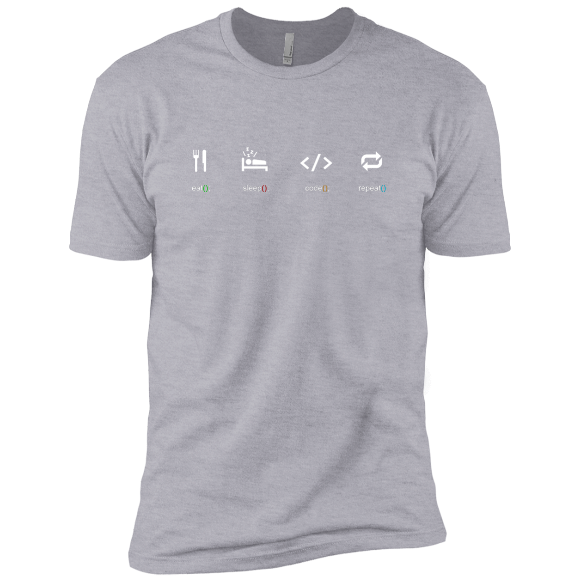 Eat Sleep Code Repeat Premium T-Shirt - Bitcoin & Bunk
