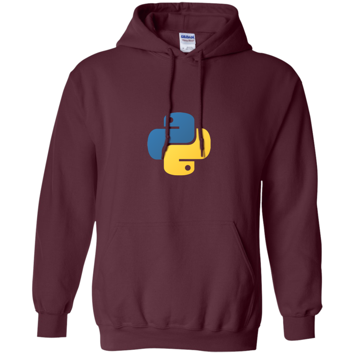 Python Programming Authentic Casual Light-Fit Hoodie - Bitcoin & Bunk