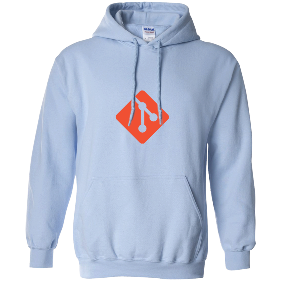 Git Programming Authentic Casual Light-Fit Hoodie - Bitcoin & Bunk