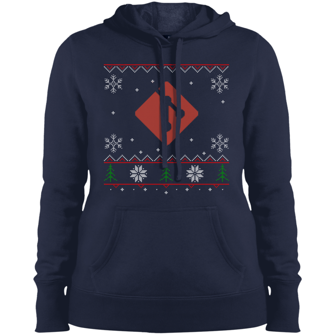 Git Programming Women's Ugly Sweater Christmas Holiday Warm-Sport Hoodie - Bitcoin & Bunk