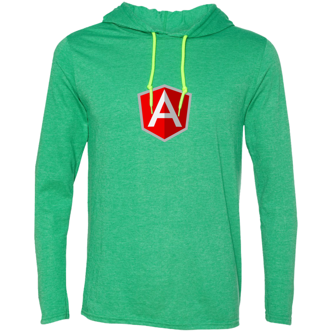 AngularJS Programming Authentic Premium Hooded Long Sleeve Shirt - Bitcoin & Bunk