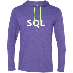 SQL Programming Authentic Hooded Long Sleeve Shirt - Bitcoin & Bunk