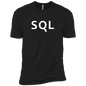 SQL Programming Branded Premium T-Shirt - Bitcoin & Bunk