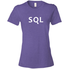 SQL Programming Authentic Premium Women's Tee - Bitcoin & Bunk