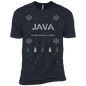 Java 'Tis The Season To Code Ugly Sweater Premium Christmas Holiday T-Shirt - Bitcoin & Bunk