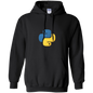 Python Programming Authentic Casual Light-Fit Hoodie - Bitcoin & Bunk