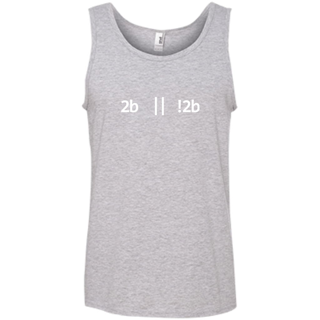 2b Or Not 2b Pure Cotton Performance Tank-Top - Bitcoin & Bunk