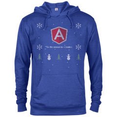 AngularJS Programming 'Tis The Season To Code Ugly Sweater Holiday Comfort-Fit Hoodie - Bitcoin & Bunk