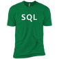 SQL Programming Branded Premium T-Shirt - Bitcoin & Bunk