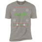 Node Programming Ugly Sweater Premium Christmas Holiday T-Shirt - Bitcoin & Bunk
