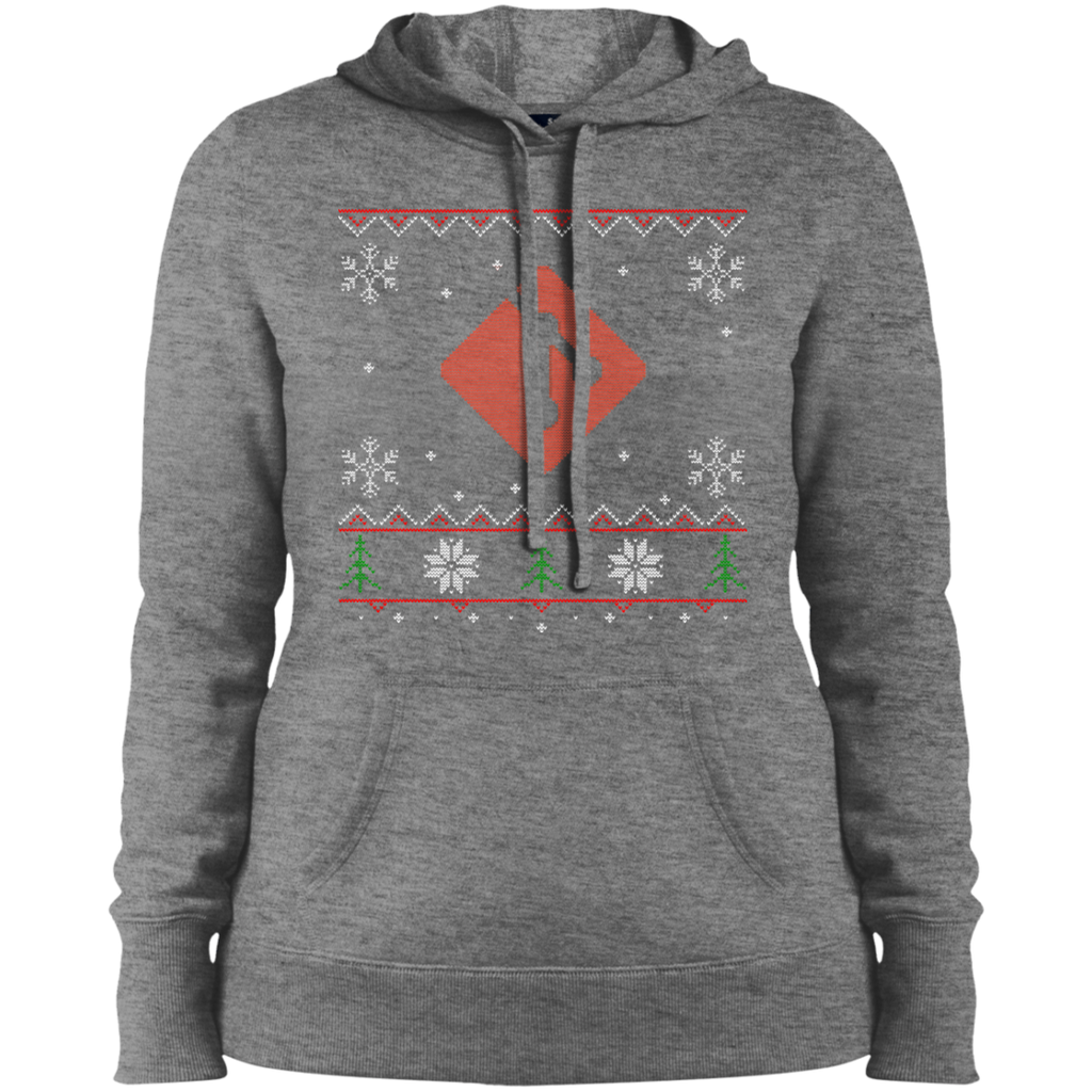 Git Programming Women's Ugly Sweater Christmas Holiday Warm-Sport Hoodie - Bitcoin & Bunk