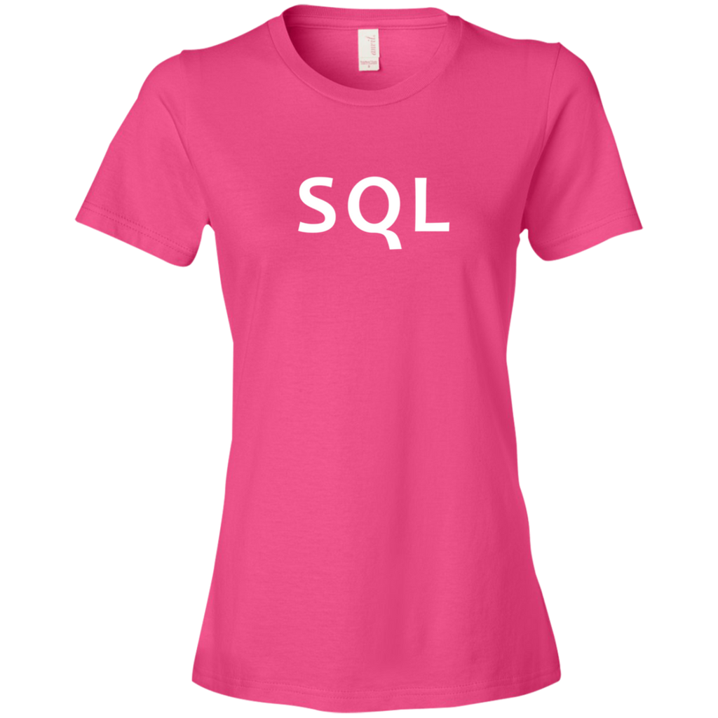 SQL Programming Authentic Premium Women's Tee - Bitcoin & Bunk